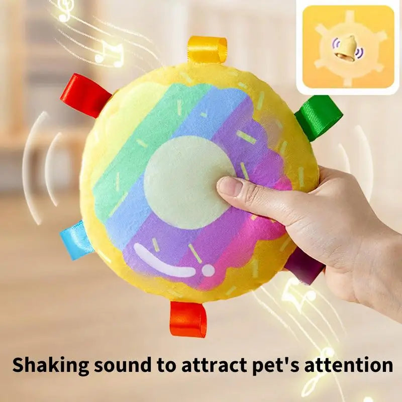 Squeaky Pet Toys Dog Plush Sound Chew Toys Bbiscuit Shape Animal Squeaky Dog Chewing Toy Plush Dog Toys Puppy Chewing Sound Toy