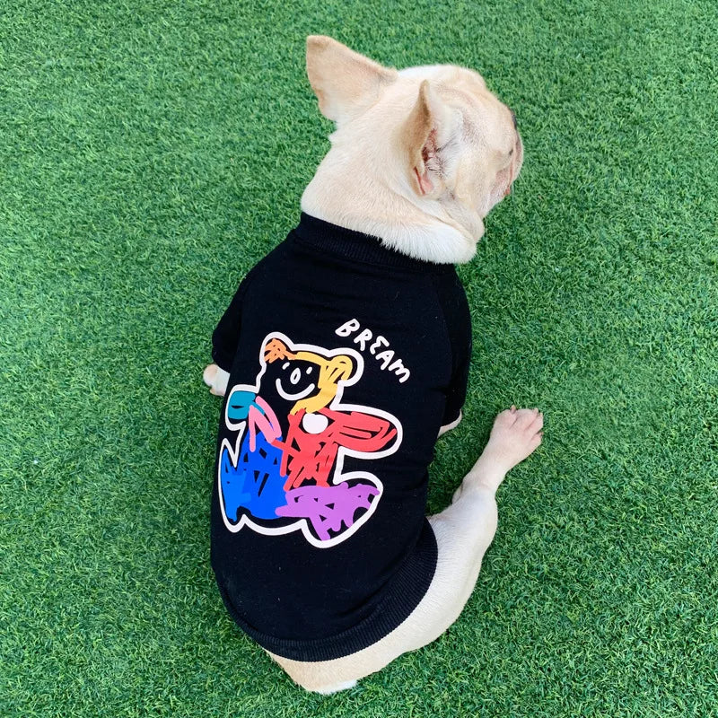 The New Dog Costume Dog Clothes for Small Dogs Parent-child Wear Spring and Autumn Pure Cotton Three Colors Seven Sizes