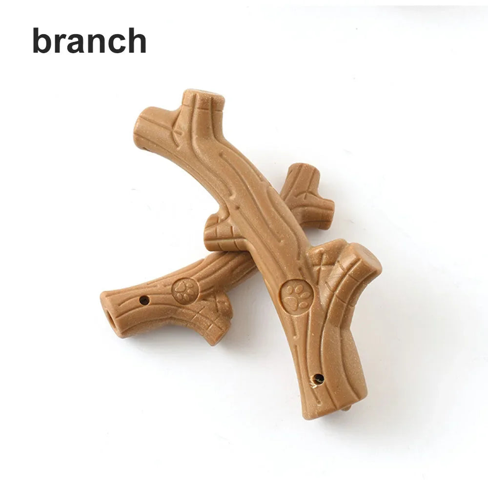 Dog Chew Toys Molar Teeth Clean Stick Strong Durable Bite Resistant Wooden Dog Chew Bone Toy Interactive Puppy Toy Pet Supplies