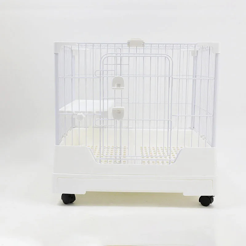 wholesale cheap large metal wire pet rabbit transport cage