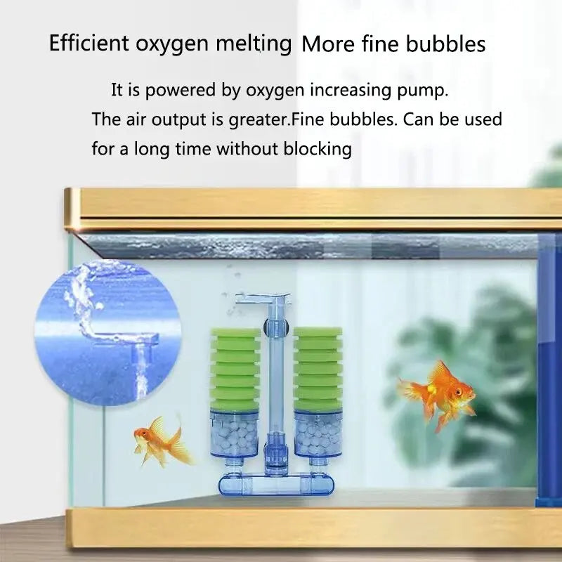 Aquarium Filter for Aquarium Fish Tank Air Pump Skimmer Biochemical Sponge Filter Aquarium Bio Filter Filtro Aquario Hot Selling