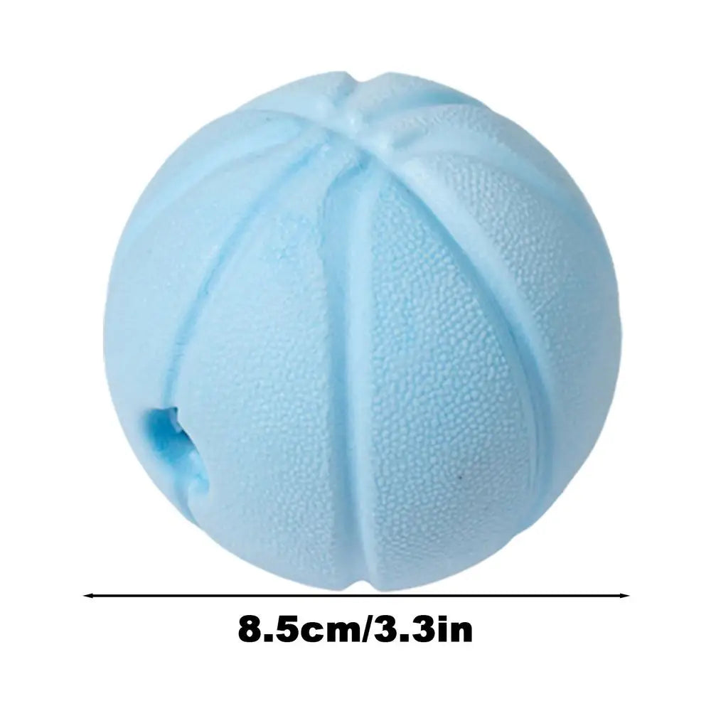 Pet Toys Dog Chew Toys Tooth Cleaning Treat Squeaky Ball Extra-tough Interactive Ball Puppy Food Leaking Pet Sound Ball Toy