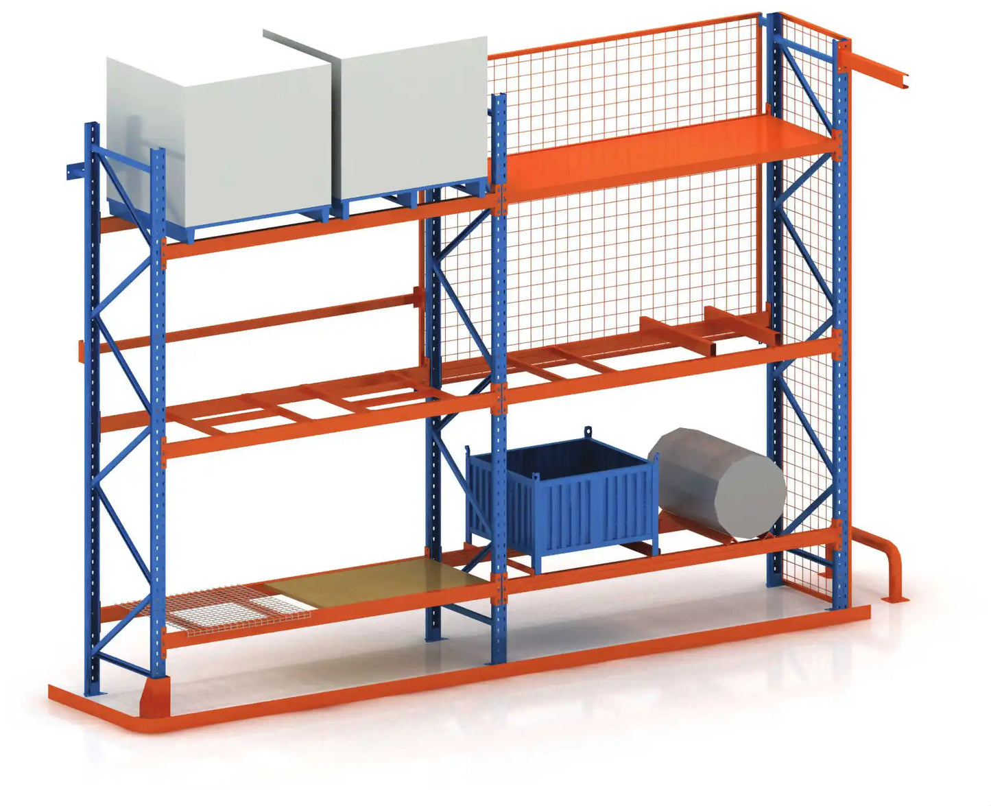 Heavy Duty Foldable Warehouse Iron Wire Cage Mesh Collapsible Container Pallet Cage Metal Collapsible Shipping Cage with Wheels