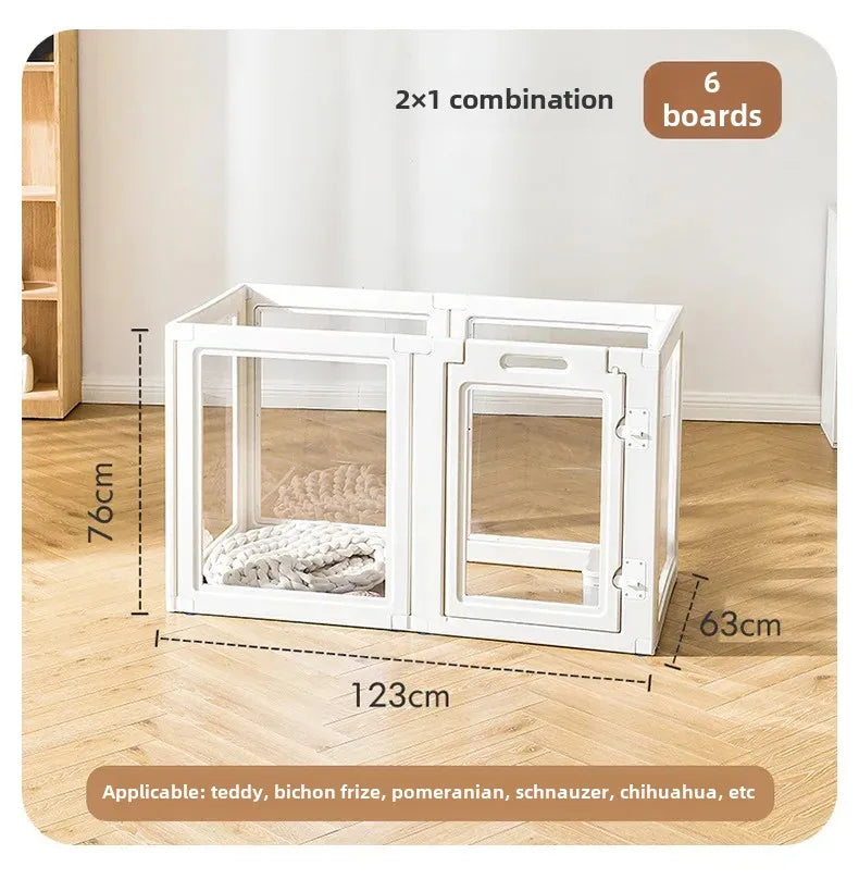 UXPET excellent small pie, transparent dog fence acrylic kennel pet indoor fence rabbit small dog cage