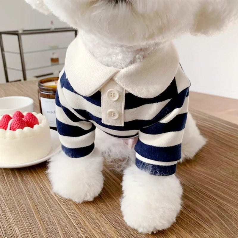Summer Puppy Clothes Solid Dog Polo Shirt Teddy Bichon Frise Chihuahua Dog Pullover Cat Dog Sweatshirt Pet Cooling Vest Clothing