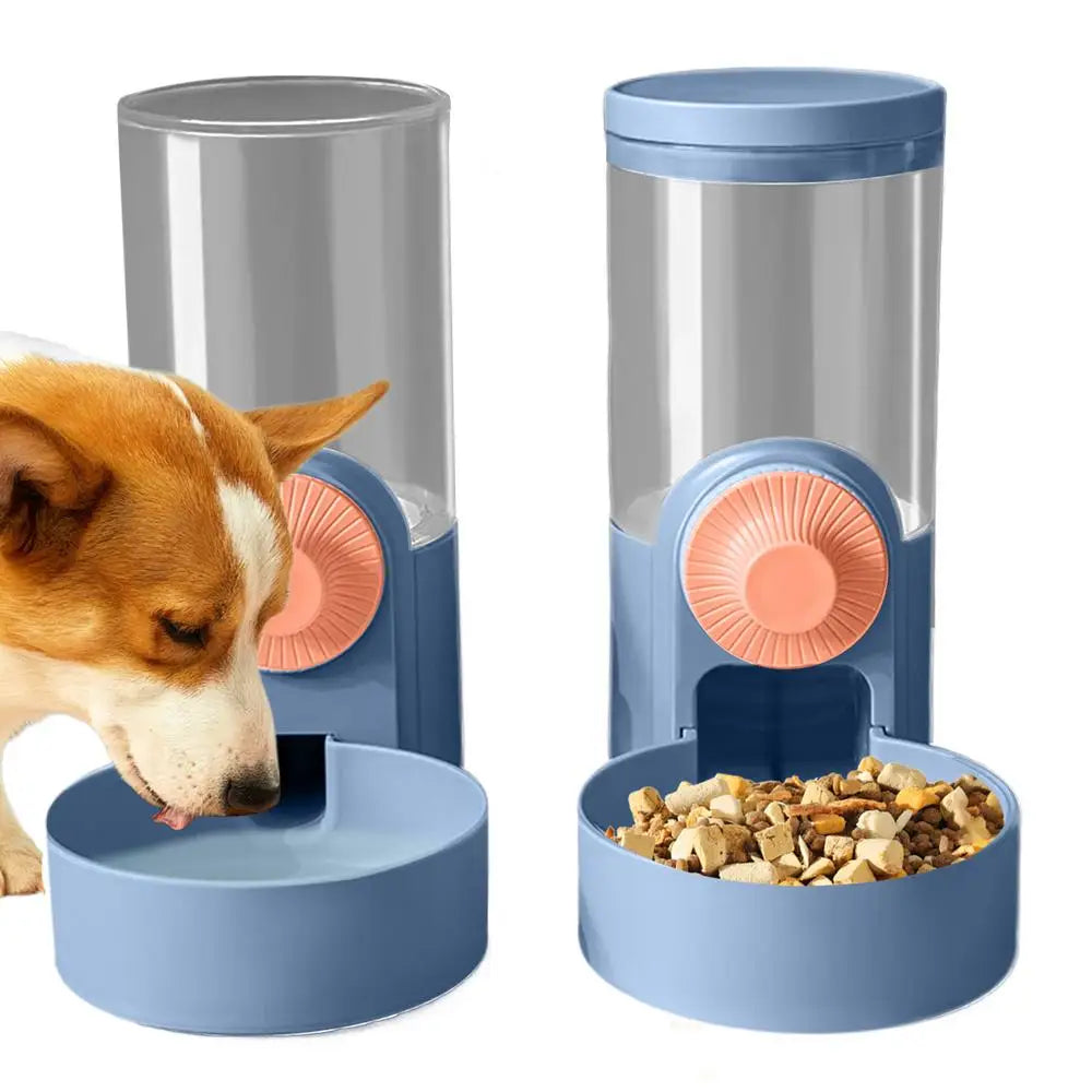 1000ml Pet Rabbit Feeder Automatic Pet Food Water Dispenser Large Capacity Bunny Feeder Pet Cage Food Water Bowl For Puppy Cat
