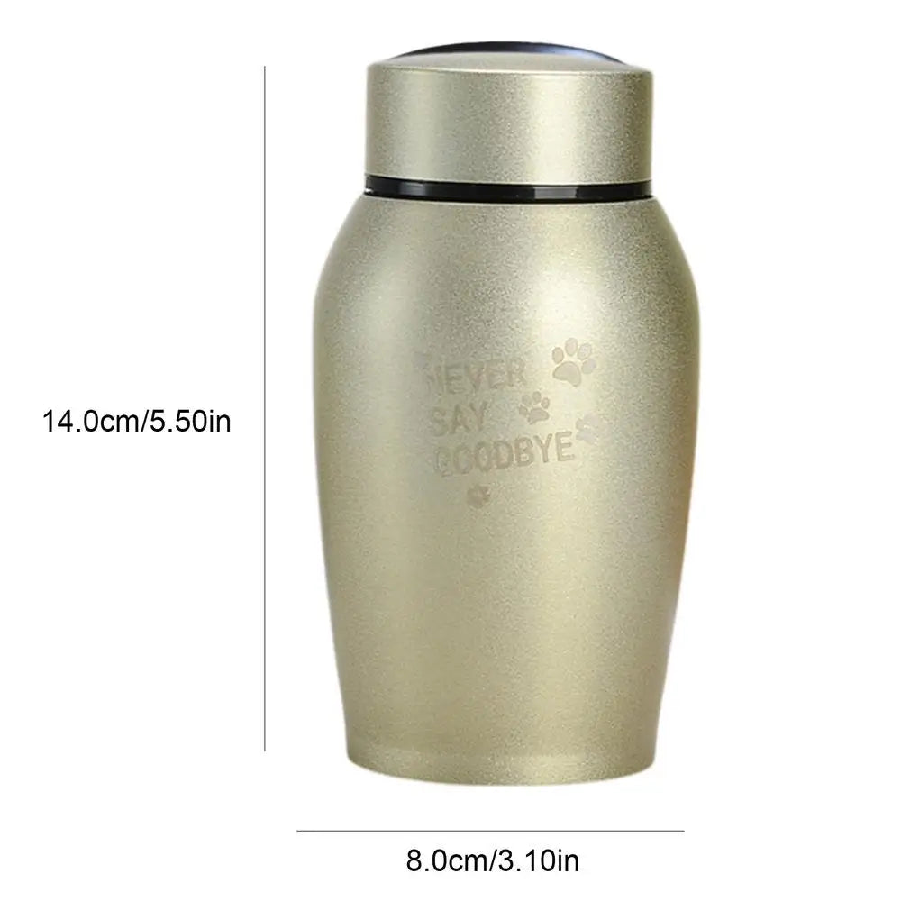 Keepsake Cremation Urns Metal Memorial Pet Jar Cat Dog Cremation Cremation Funeral Sealed Urn For Pet Cats Dogs Ashes