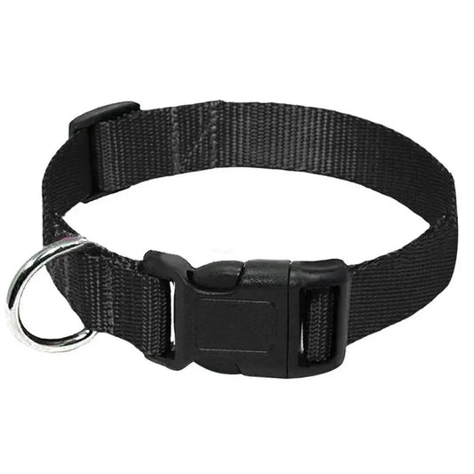 Soft Nylon Dog Collar Classic Adjustable Strong Pet Dog Collar with Quick Release Buckle for Small Medium Large Dogs Pet Product