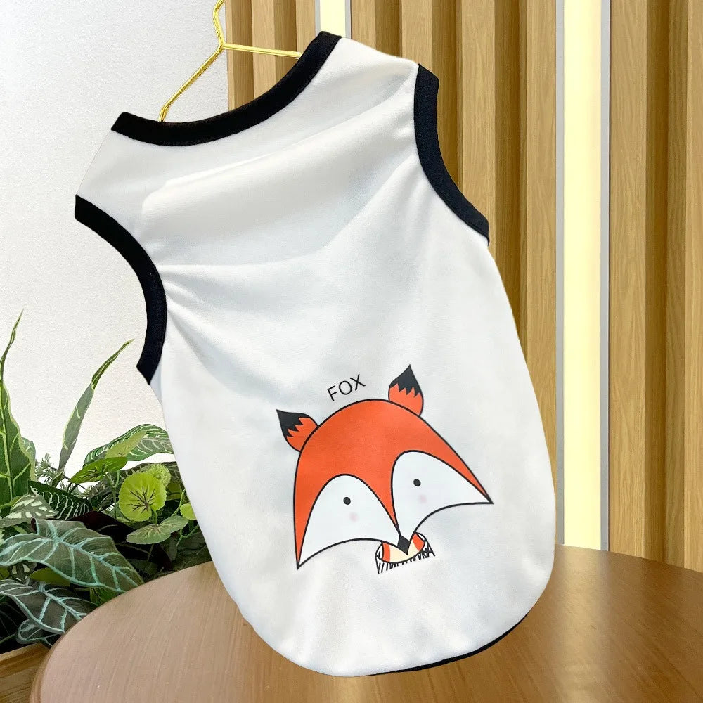Pet Clothes Summer Breathable for Small Medium Dogs Vest Puppy Cat Vest T-shirt Teddy Thin Shirts Outdoor dog cooling vest