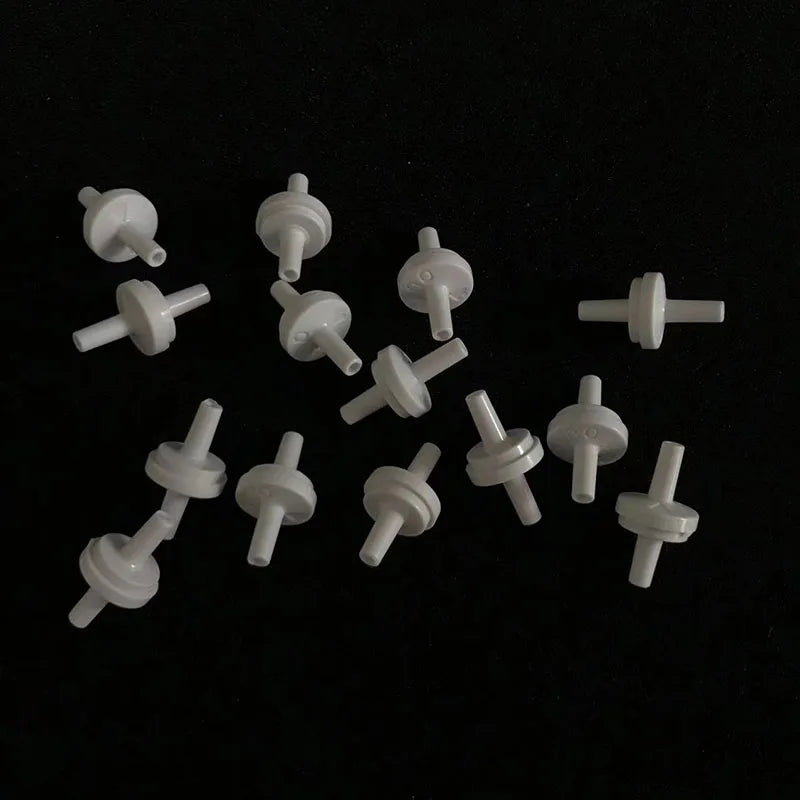 5pcs White Fish Aquarium Air Pump Check Valve 5 X One Way Non-Return Check Valve Aquarium Co2 System Air Pump