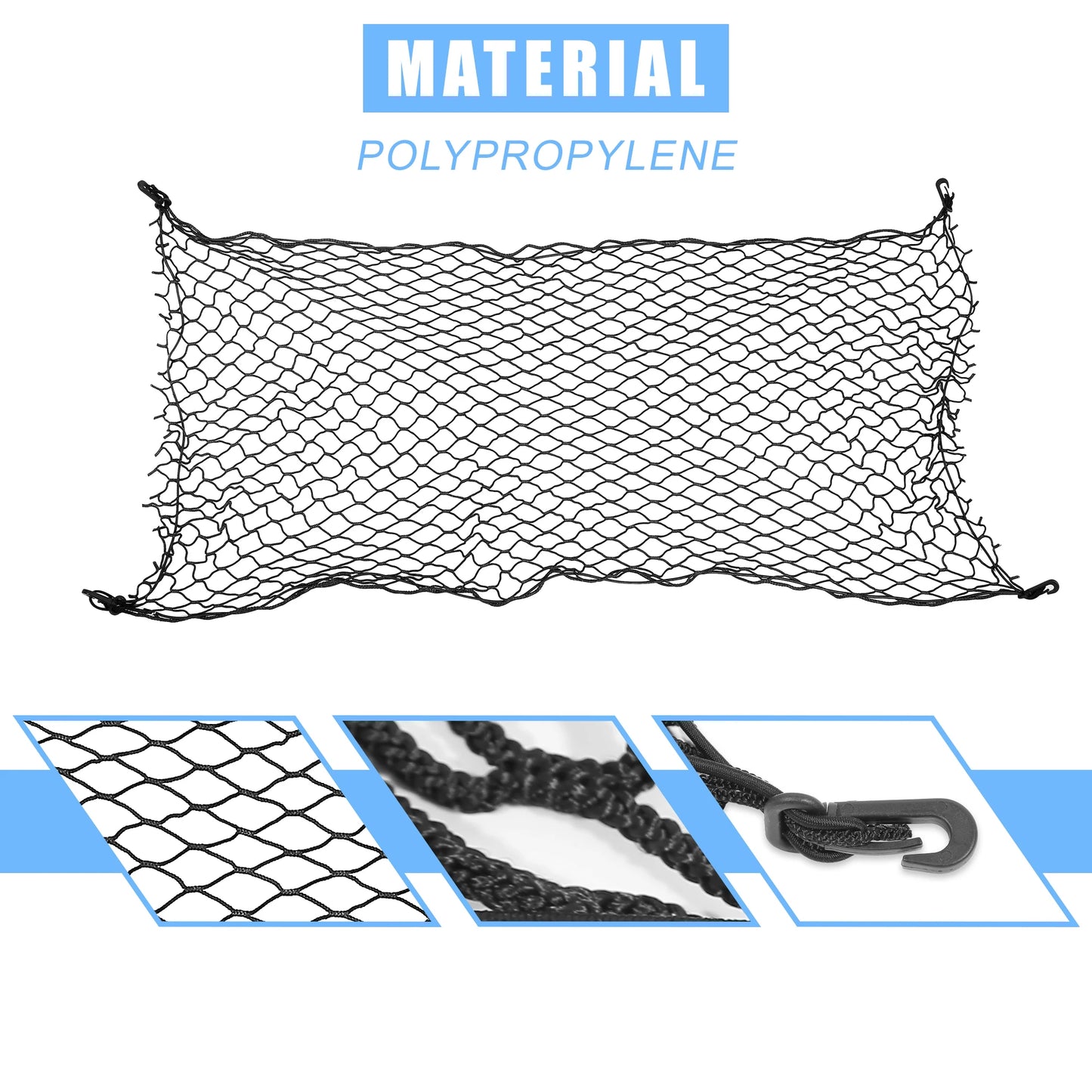 UXCELL Dog Seat Fences Protection Net Safety Storage Bag Pet Mesh Travel Isolation Back Seat Barrier Puppy Car Accessories