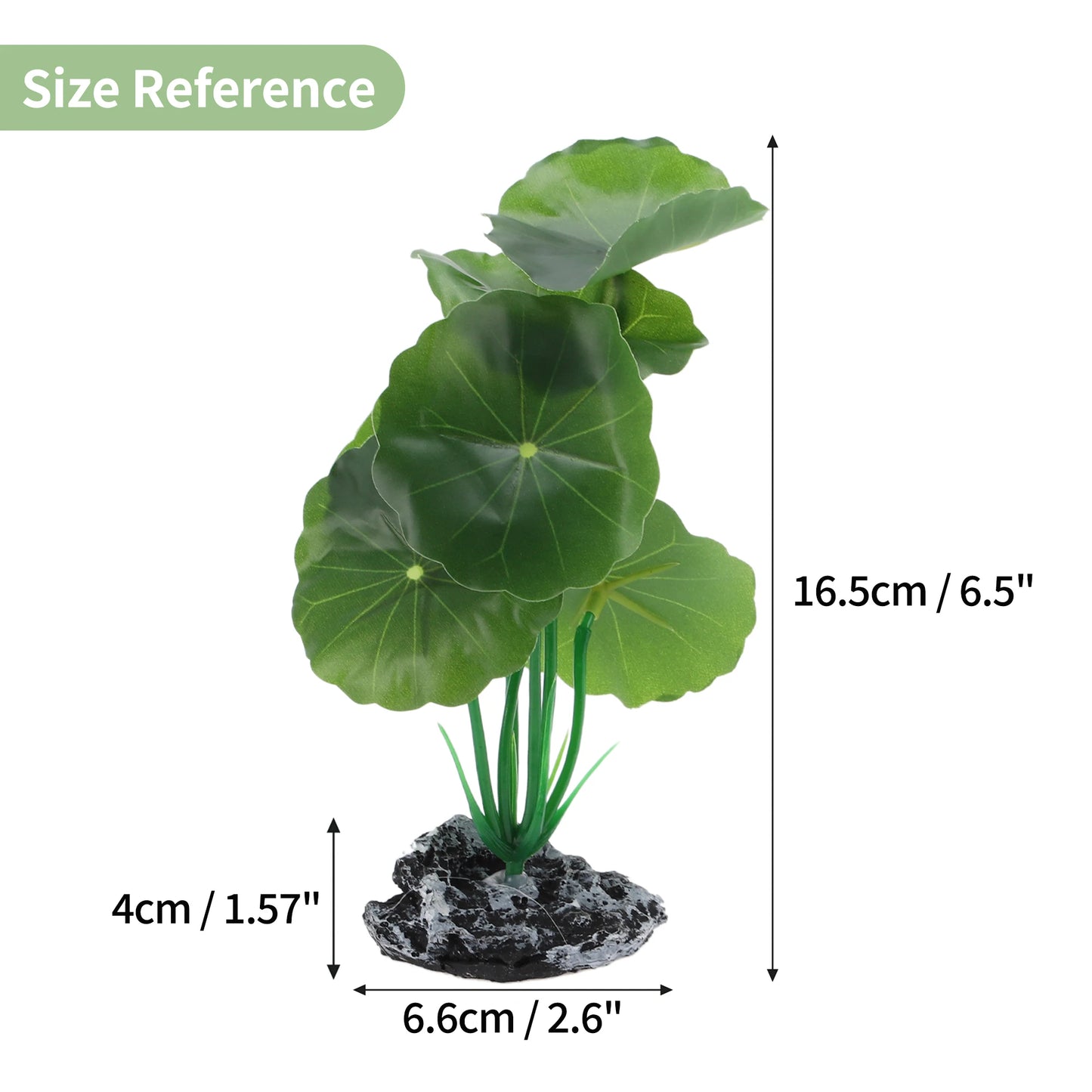 UXCELL Aquarium Plastic Plants Reptile Plant Decoration Artificial Grass Ornaments for Aquarium Fish Tank for Aquatic Pet