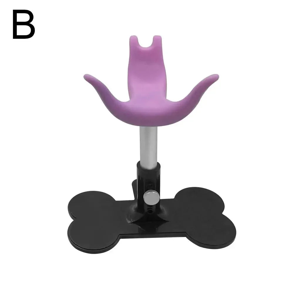 Dog Grooming Stool Auxiliary Standing Support ABS + Silicone Soft Safe And Harmless Adjustable Height Suitable For Small Do B5A0