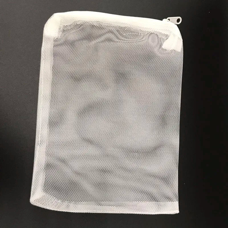 5Pcs Black/White Filter Mesh Bag Aquarium Pond For Bio Ball Carbon Media Ammonia Fish Tank Isolation Bag Accessories