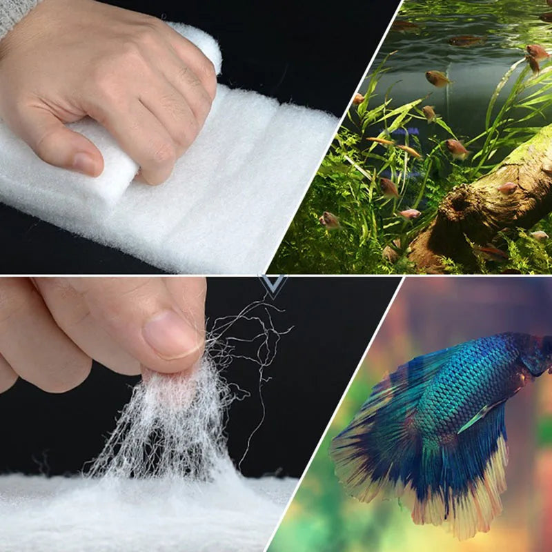 50x12x2cm 100x12x2cm Aquarium Filter Super Thick Biochemical Filter Cotton Sponge for Aquarium Fish Tank Bio Cotton Foam Skimmer