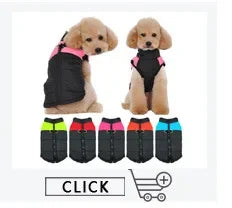Super Warm Thick Dog Clothes Waterproof Dog Coat Jacket For Medium Large Dogs Greyhound Wolfhound Shepherd Clothing