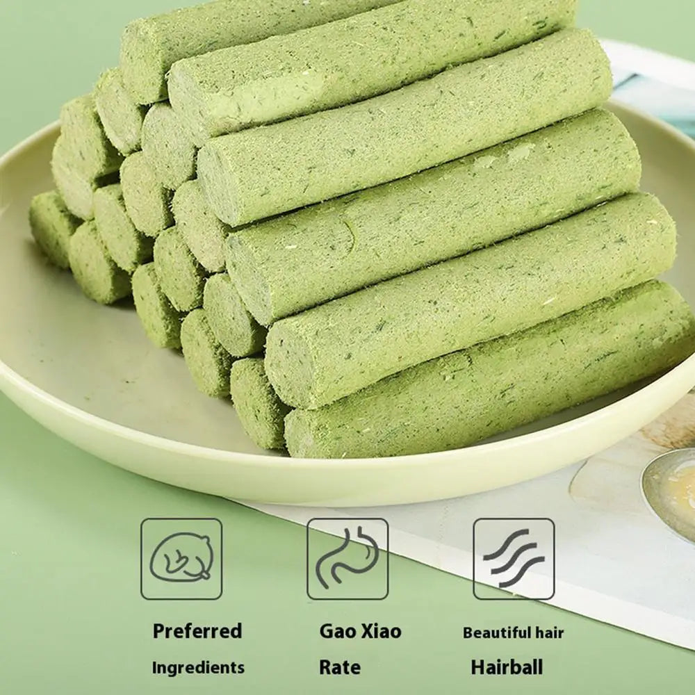 Cat Grass Chew Stick Molar Indoor Teeth Grinding Grass Chew Toy Natural Ingredients Grass Tooth Grinding Stick For Medium Cats