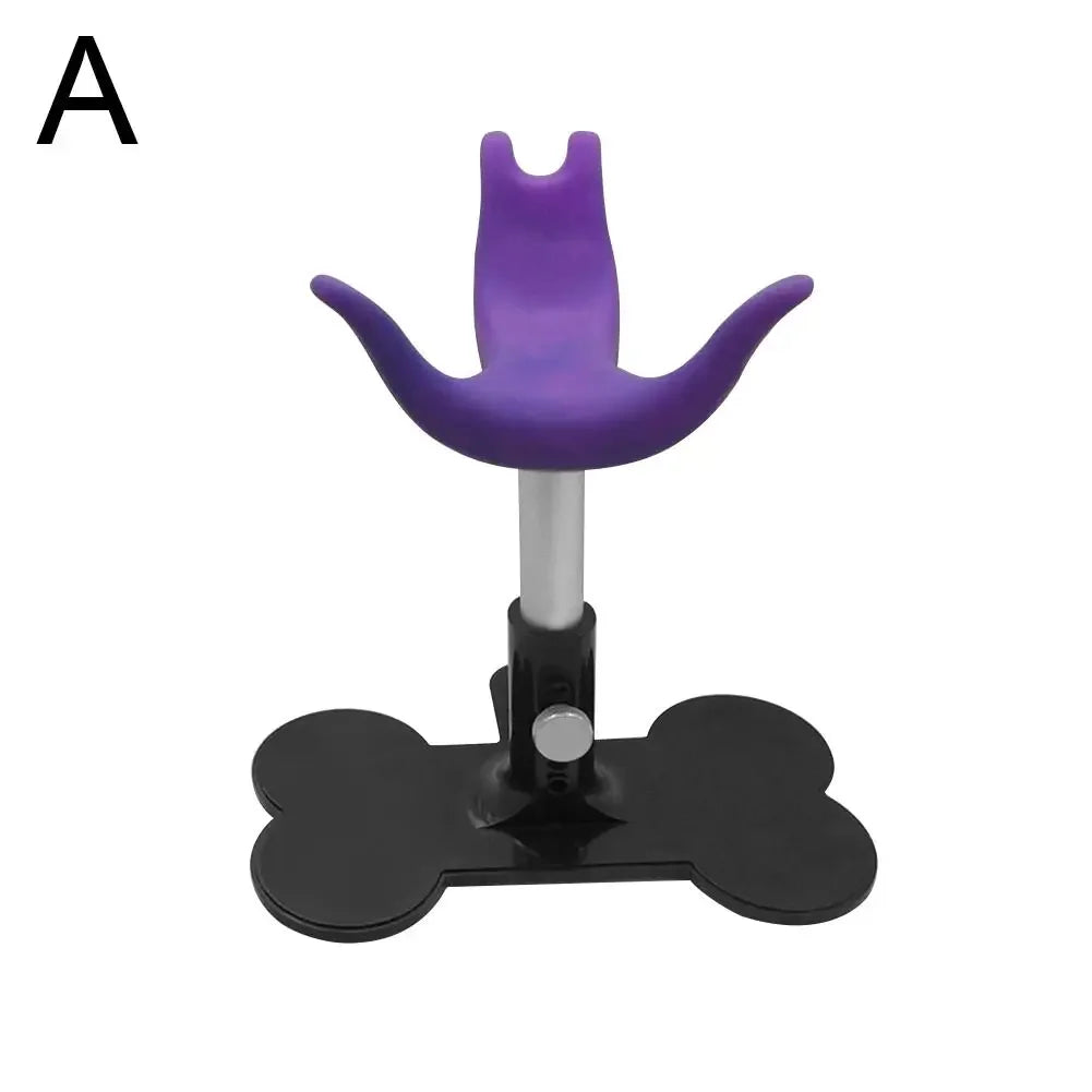 Dog Grooming Stool Auxiliary Standing Support ABS + Silicone Soft Safe And Harmless Adjustable Height Suitable For Small Do B5A0