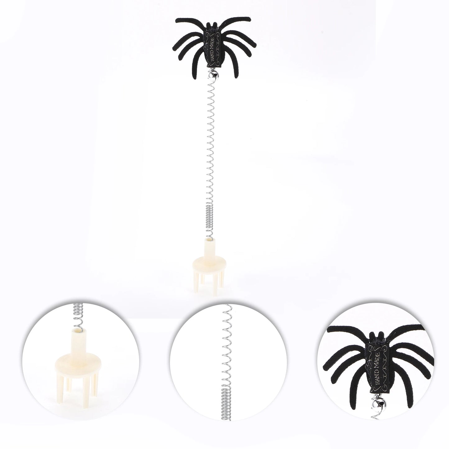 UXCELL 1 Pc Fashion Funny Cat Playing Rod Portable Spider Moon Halloween Toys Cat Playing Rod for Indoor
