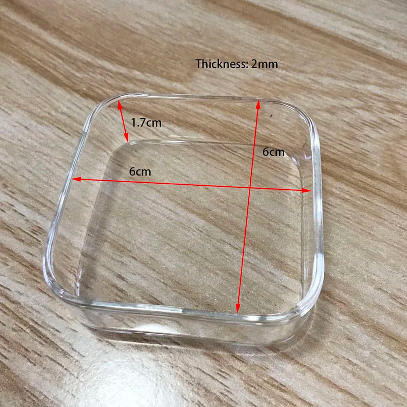 Transparent Aquarium Fish Tank Shrimp Food Feeding Circle Glass Feeder Floating Bottom Feeder Fish Shrimp Aquarium Accessories