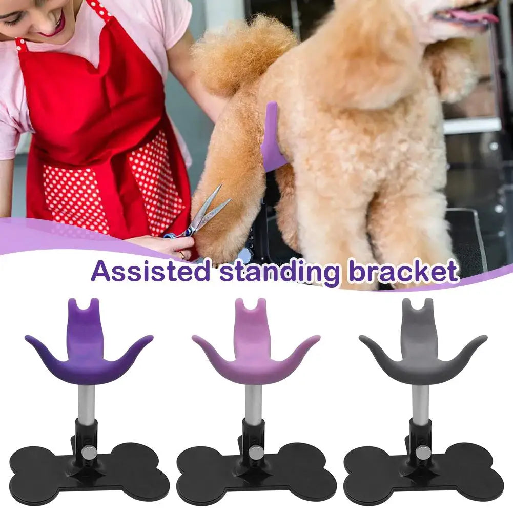 Dog Grooming Stool Auxiliary Standing Support ABS + Silicone Soft Safe And Harmless Adjustable Height Suitable For Small Do B5A0