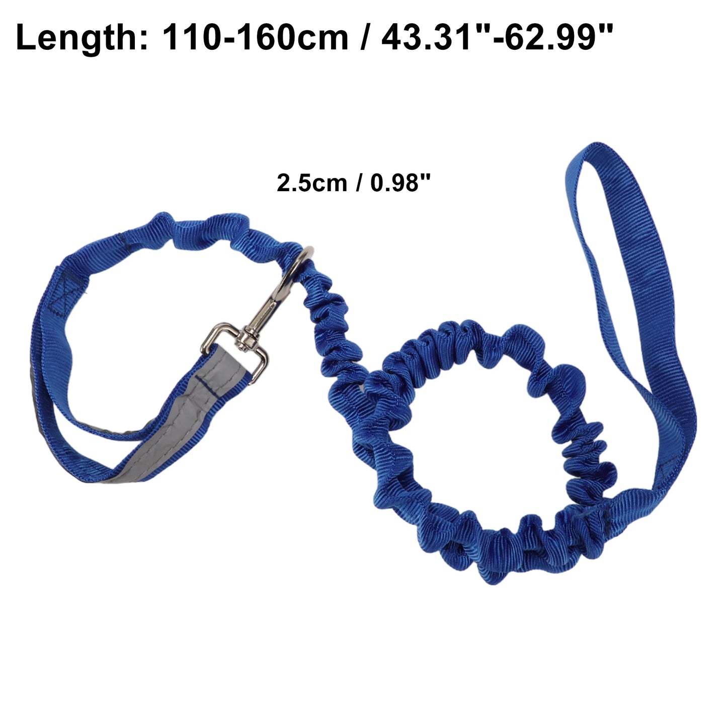 UXCELL Dog Leash Nylon Dog Leash Sponge Handle Reflective Rope for Small Medium Large Dogs Length 110-160cm Diameter 2.5cm