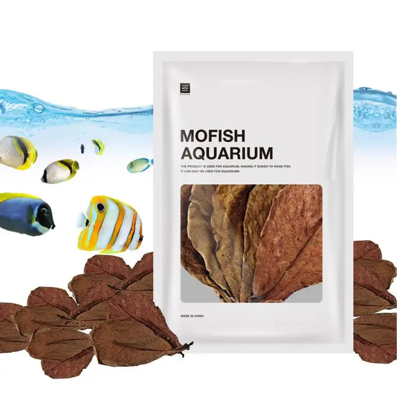 20pcs Aquarium Almond Leaves Catappa Almond Leaves Catappa LeavesTank Fish Cleaning Indian Almond Tree Aquarium Decoration