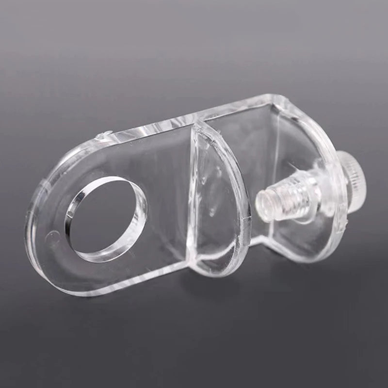 Acrylic Aquarium Fish Tank Clips universal Sprinkler Head Bracket Fixing Clip Accessories For Aquarium Floating Ball Bracket