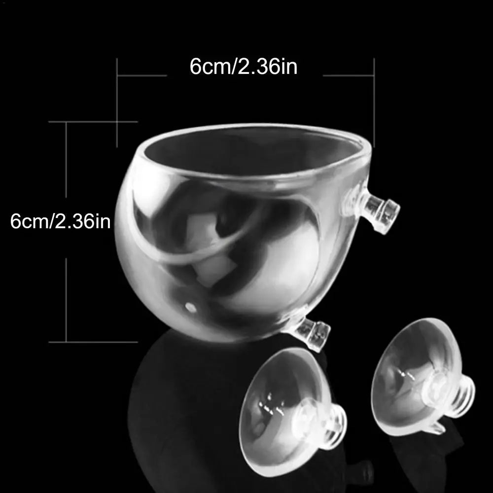 Aquarium Plant Holder Clear Aquarium Tank Live Plant Pot Aquatic Planter With Suction Cups Red Shrimp Live Plants Fish Tank