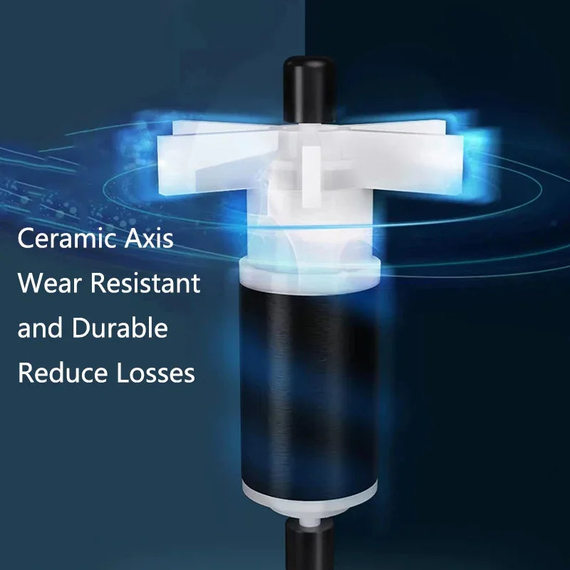 5W 220V-240V Bottom Suction Water Pump Aquarium Ultra-Quiet Submersible Pump For Water Cycle and Pumping of the Fish Tank