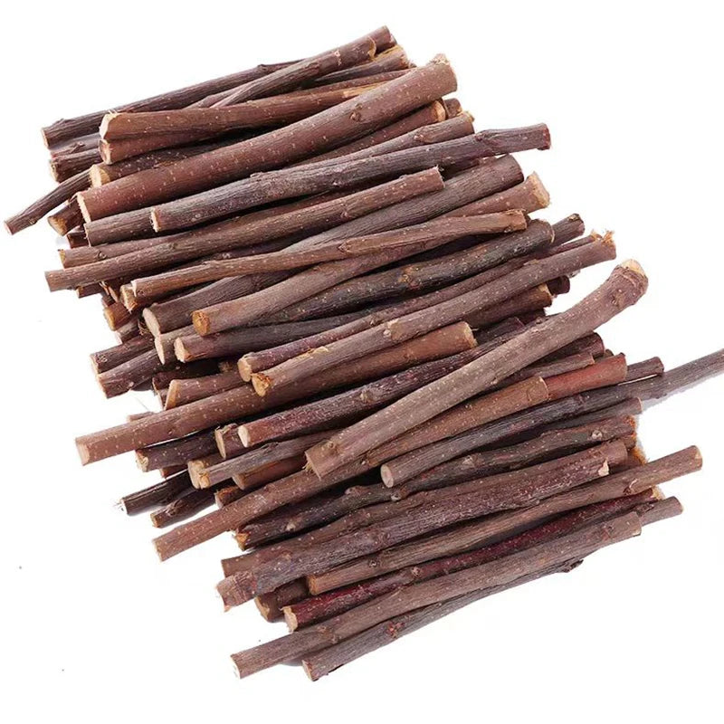 100/200/300/500g Hamster Rabbit Teeth Grinding Apple Tree Stick Minerals Molar Stone Toys for Chinchilla Hamster Pet accessories