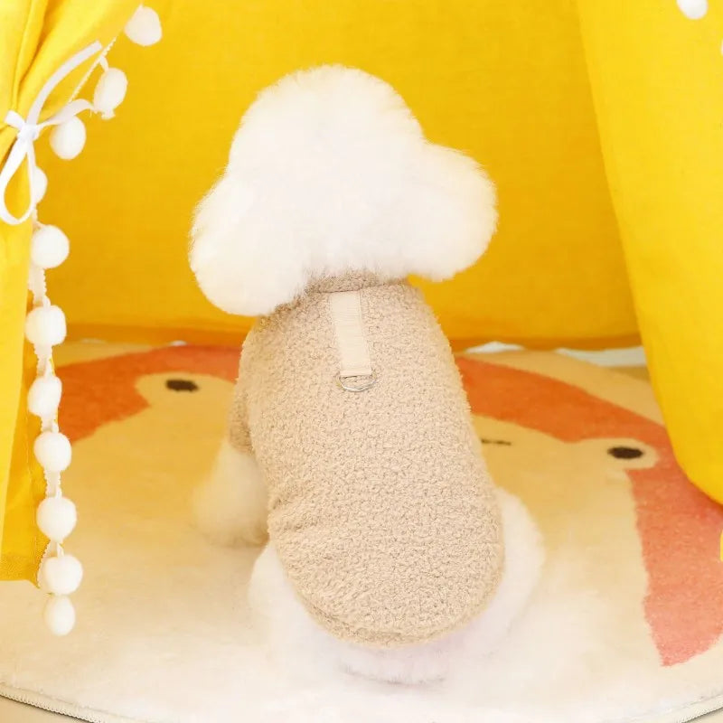Winter Dog Warm Clothes Pet Dog Sweater for Small Dogs Plush Dog Coat Soft Puppy Jacket Chihuahua Bichon Clothing Cat Clothes