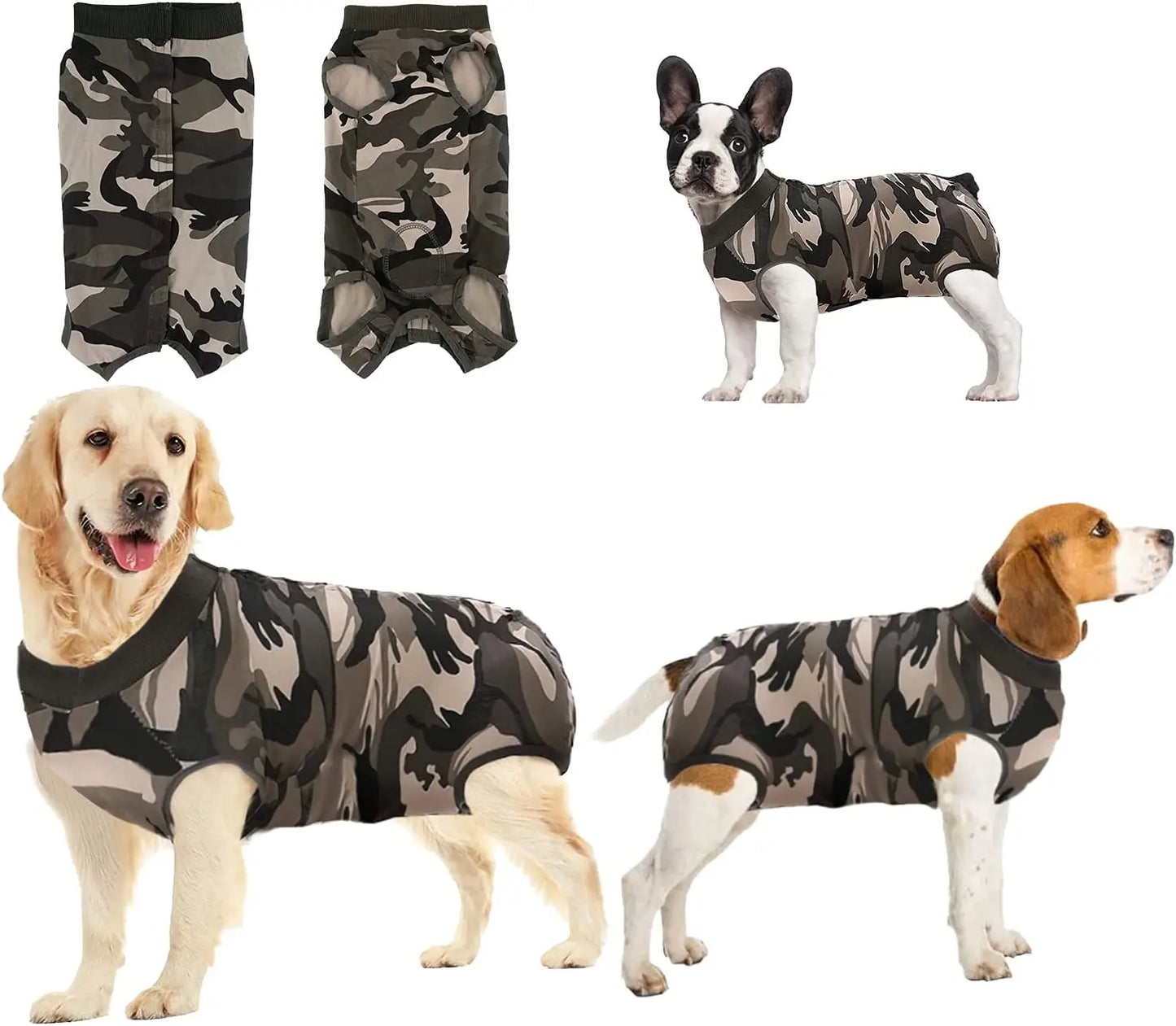 Body Post-Operative Recovery Suit for Dogs Pet Abdominal Wound After Surgery Wear Surgical Clothes for Small Medium Large Dogs