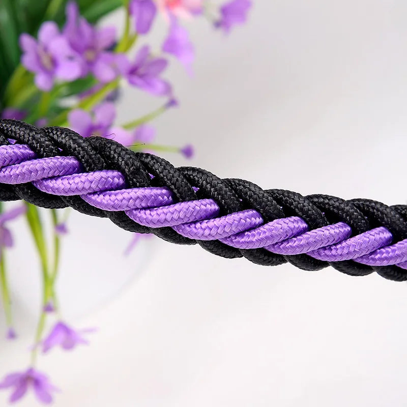Durable Nylon Dog Leash Heavy Duty Spring Traffic Control Training Short Leashes for Medium Large Dogs Pitbull Pet Accessories