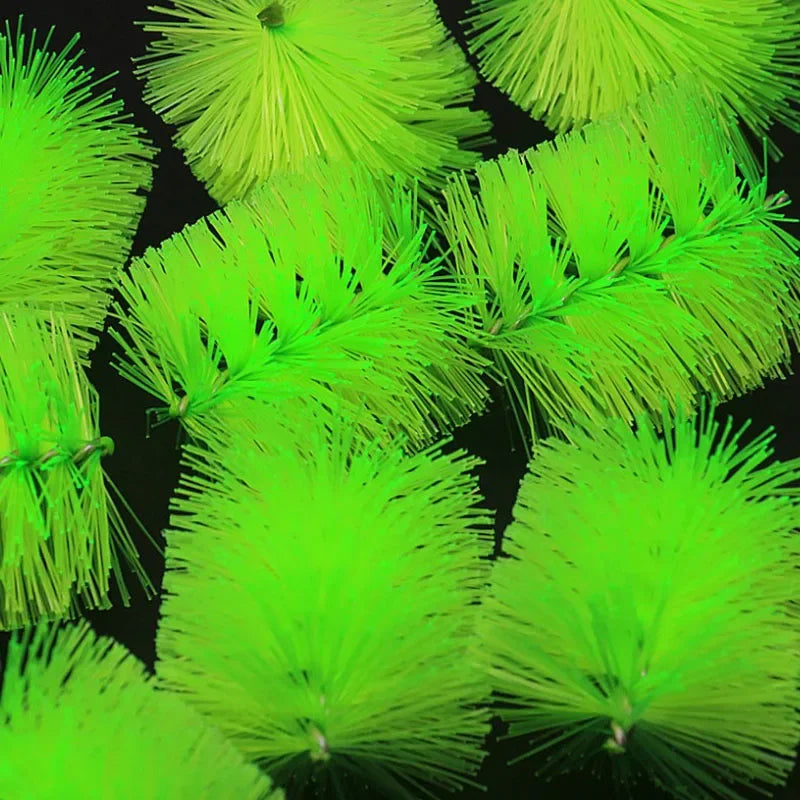 6pcs Aquarium Filter Brush Nylon Skimmer Brush Replacement Filtration System Aquarium Fish Tank Cleaner Tools Noise Reduce New