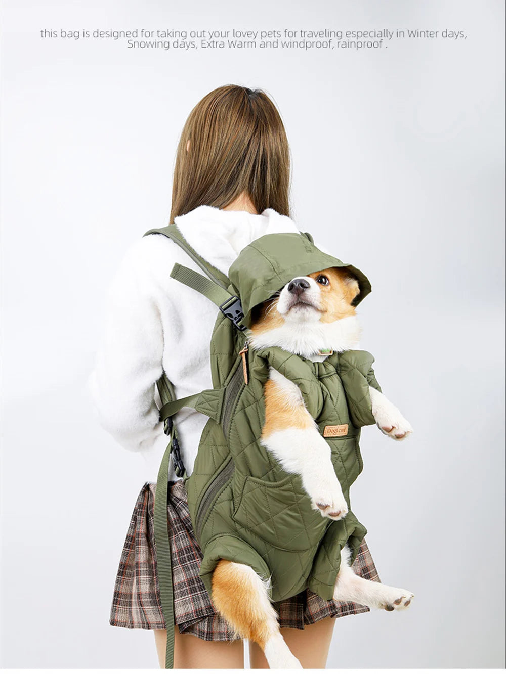 Travel Riding Cat Carrier Bag Winter Warm Pet Carrying Backpack for Cats mascotas Accessories Sphynx Supplies Transportin Gatos