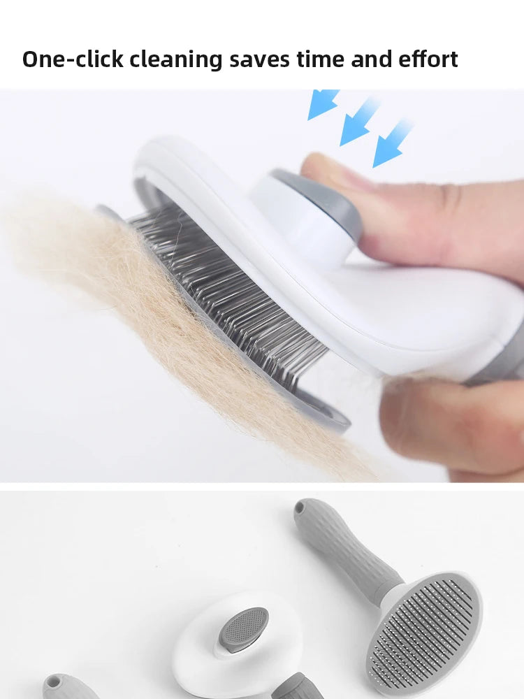 Pet Brush Cat/dog Comb Cleaning Pet Hair Remover Brush For Dogs Cats Grooming Tools Pets Dematting Comb