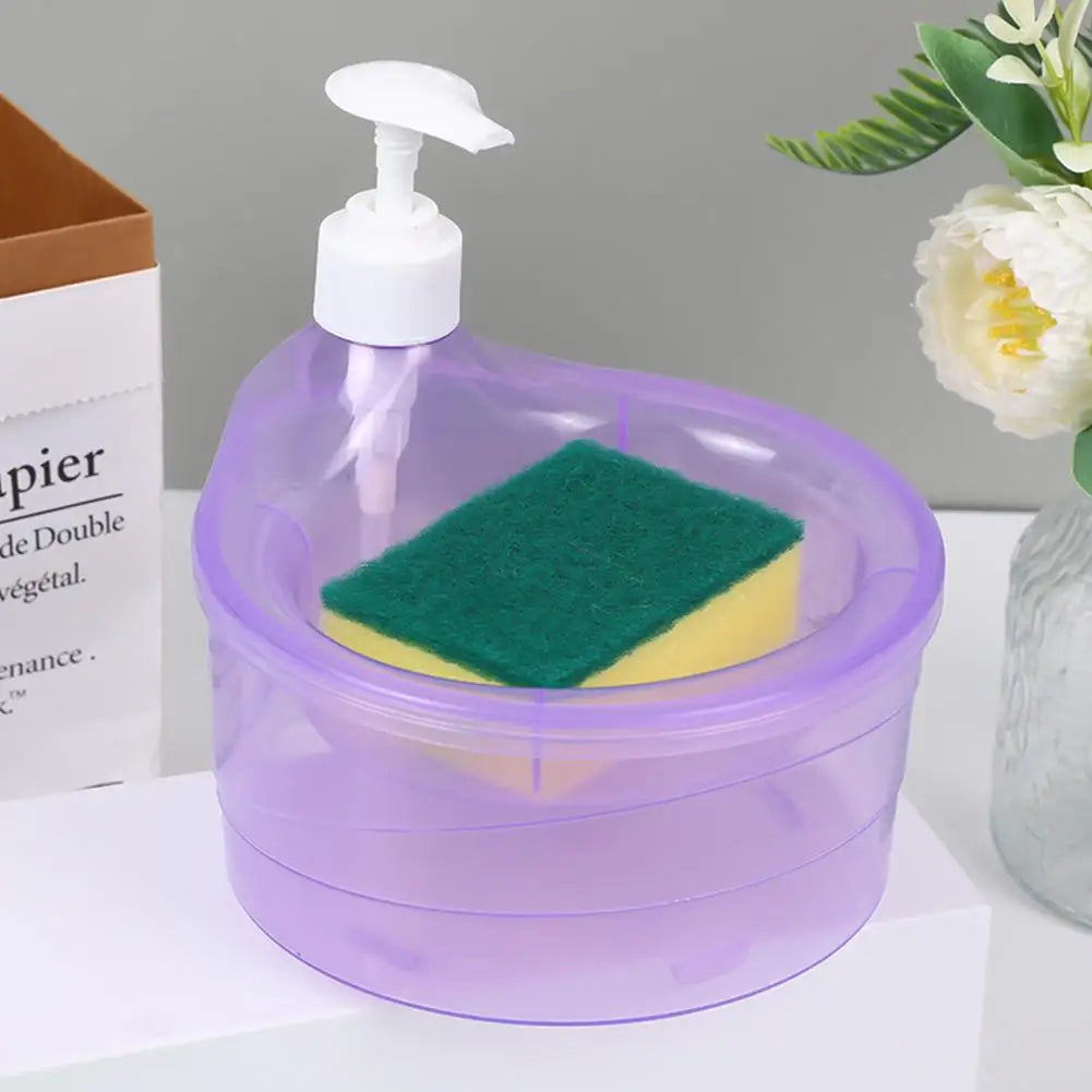 Kitchen Integrated Dishwashing Liquid Dish Towel Storage Press Box Soap Box Dishwashing Pot Soap Dispenser Storage Neat