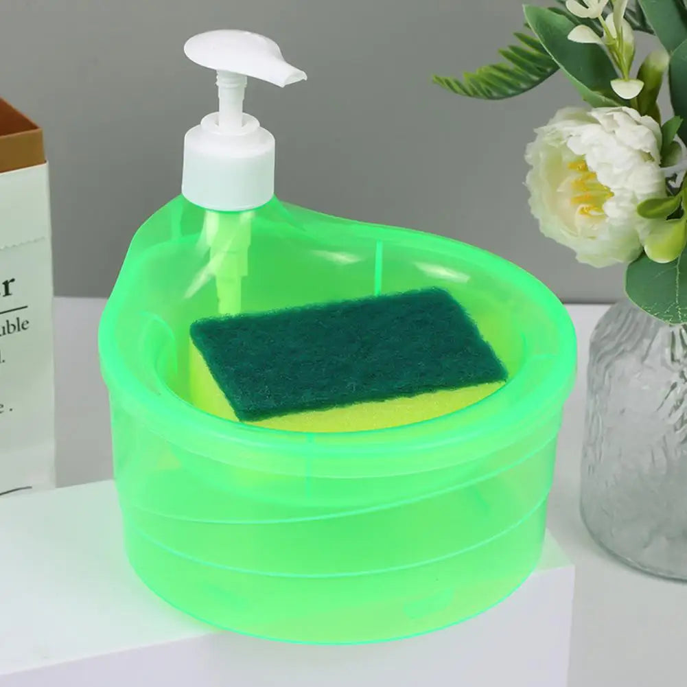 Kitchen Integrated Dishwashing Liquid Dish Towel Storage Press Box Soap Box Dishwashing Pot Soap Dispenser Storage Neat