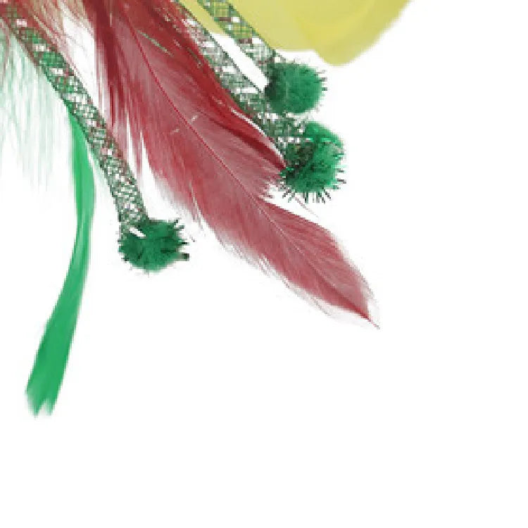 Cat Toy Cat Teaser Sticks Playing Cat Stick Replacement Feather Net Tube Bell Cat Interactive Toy Cat Supplies
