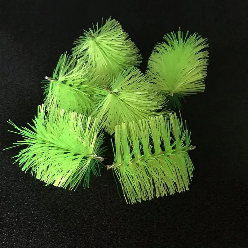 6pcs Aquarium Filter Brush Nylon Skimmer Brush Replacement Filtration System Aquarium Fish Tank Cleaner Tools Noise Reduce New