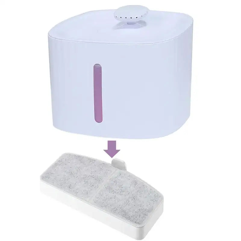 Cat Water Fountain Filter 10 Pack Fountain Filter Replacement Activated Carbon Pet Rectangular Water Circulation Filter Element