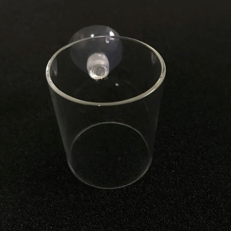 New Glass Aquarium Feeding Ring Fish Tank Station Floating Food Tray Feeder Aquarium Accessory with Strong Suction Cup