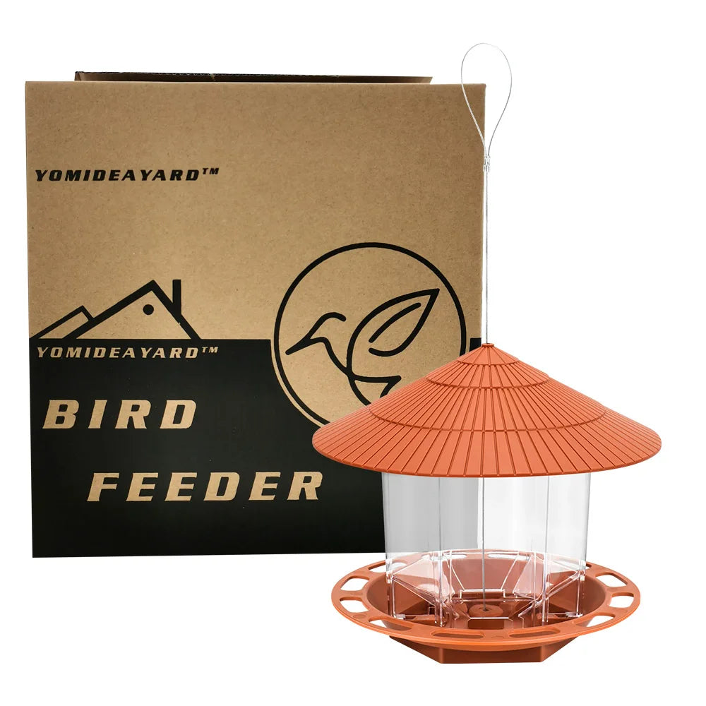 1 PC Bird Feeder Automatic Foot Feeding Tool Outdoor Bird Feeder Hanging Nut Multiple Hole Dispenser Holder Food Container