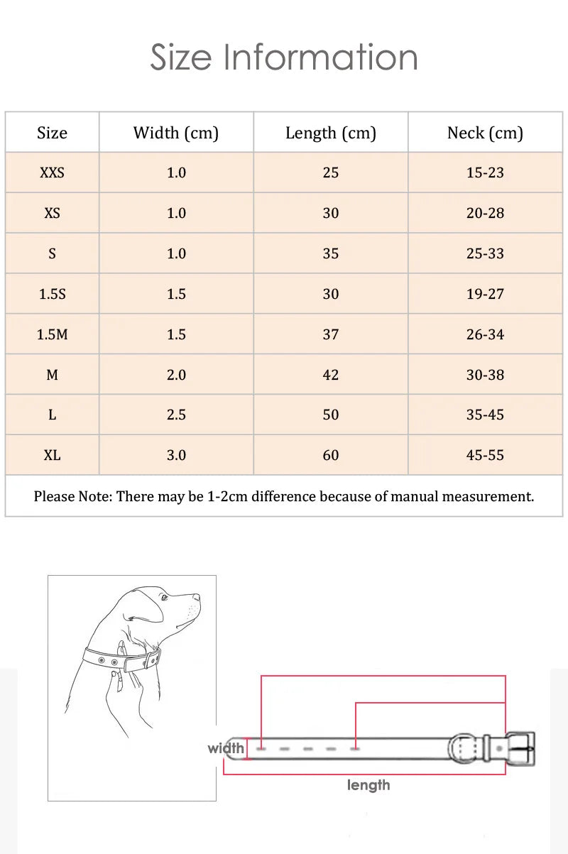 Zircon Band Pet Dog Collar Durable Leather Fancy Necklace for Medium Puppy Outdoor Solid Color Golden Retriever Neck Accessories