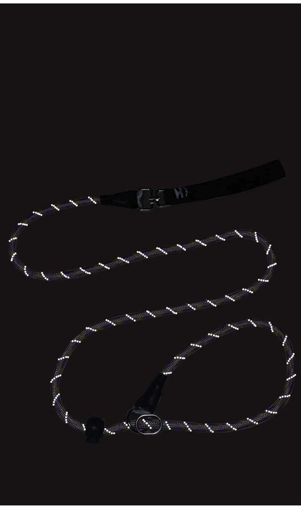 Dog Collar Dog Leash P Chain Slip Rope Leads Leash Pet Puppy Nylon Rope Adjustable Loop Collar Slip Lead for Training Large Dogs