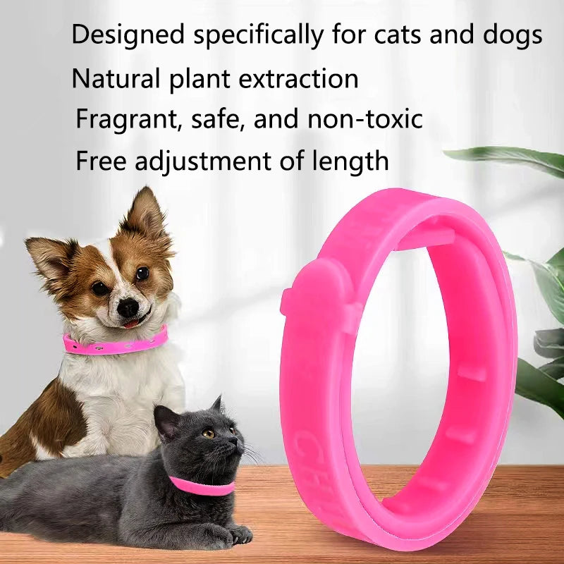 Summer Flea Cleaning Tool Adjustable Anti Flea Cat Collar Neck Strap Anti Mite Louse Cootie Pet Collar Cat Supplies