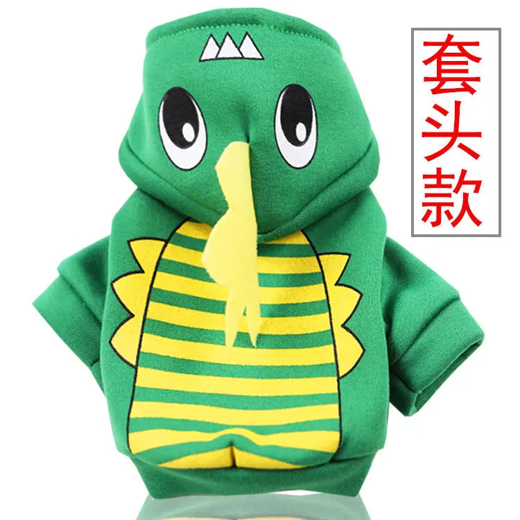 New Dog Clothes Autumn Winter Pet Products Pets Coats Soft Cotton Hoodies For Small Dogs Chihuahua Clothes Cartoon Pet Outfit