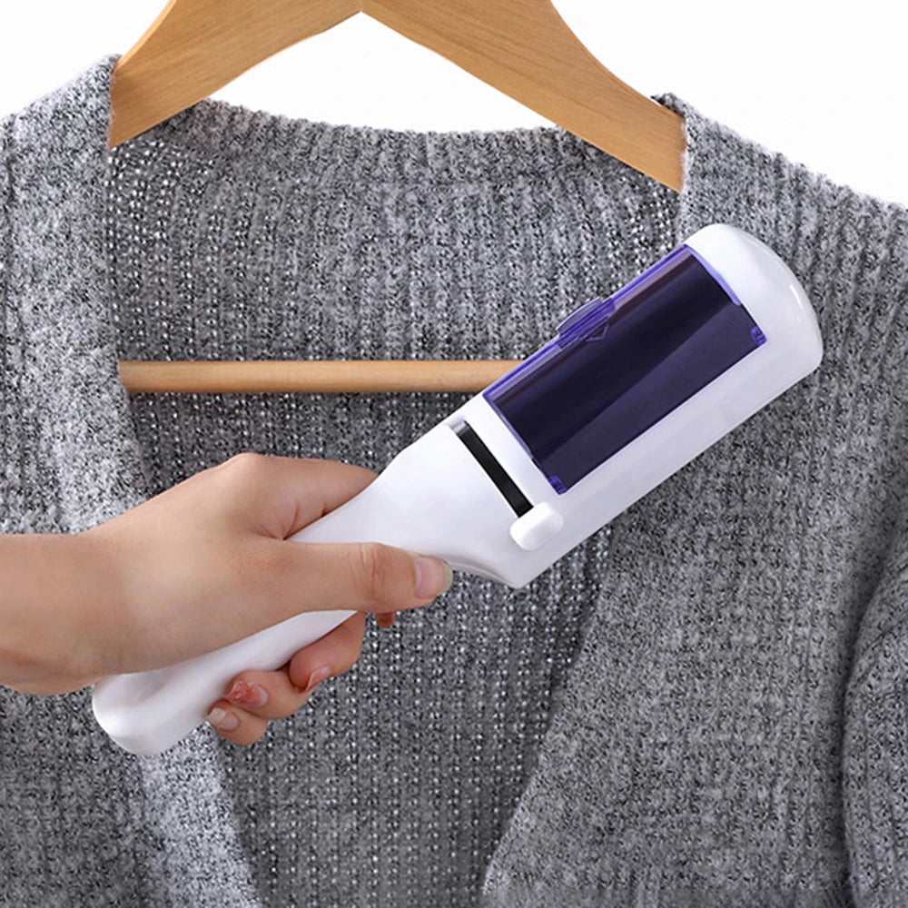 1PC Electrostatic Dry Cleaner Suction Brush Pet Hair Brush White Electrostatic Brush Wool Coat Cleaner Bristles