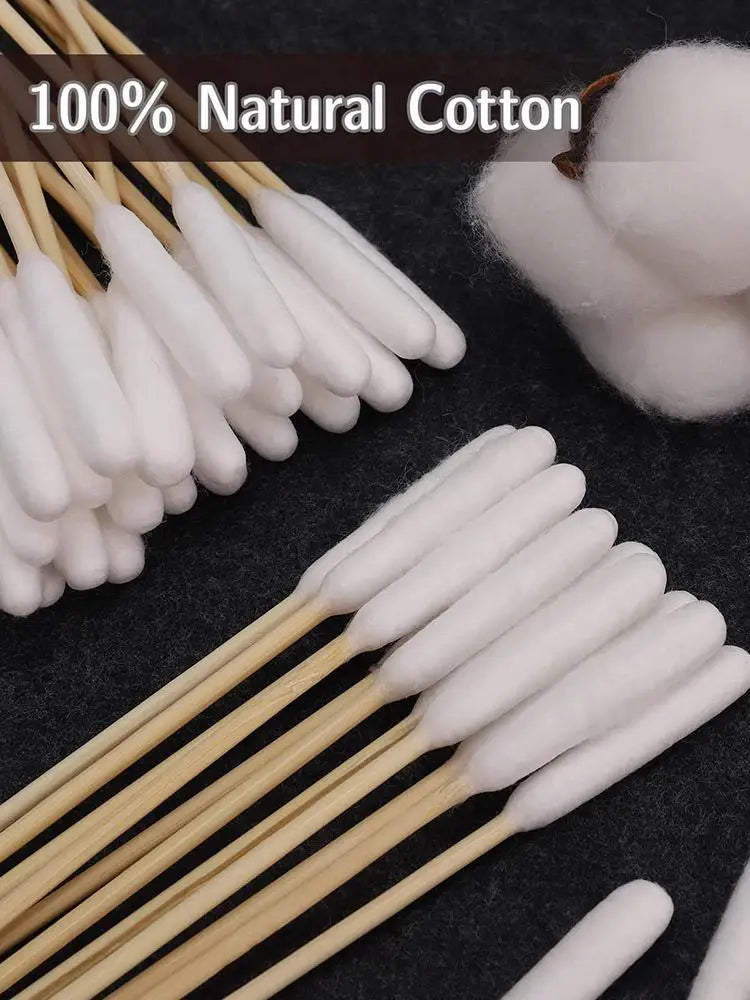100pcs Pet Dog Ear Cleaner Cotton Buds Dog Ear Cleaner Cotton Swab Sticks Swab Sticks For Cat Pets Cleaning Supplies